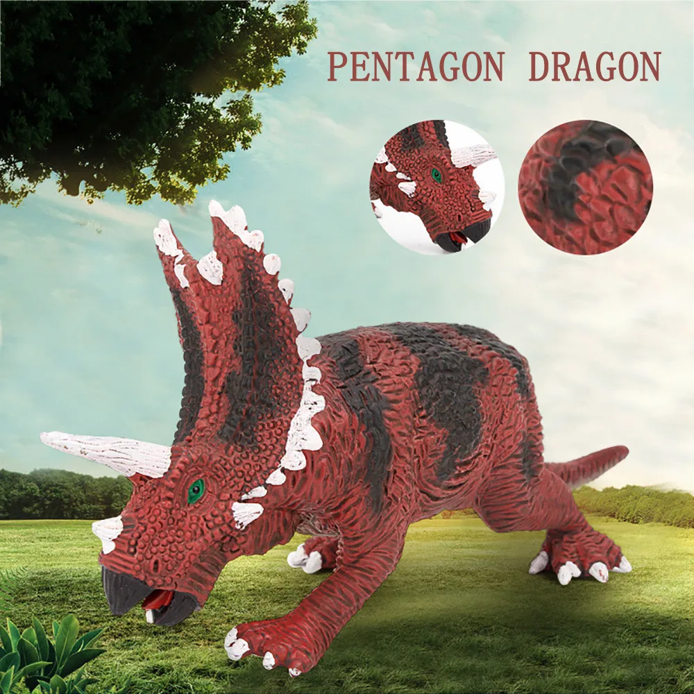 Kids toys educational Toy Multicolor Educational Toys for Children Pentagon Dragon Model Kids Children Dinosaur Model Toy Y813