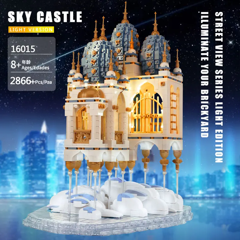 Hot Technic MOC Floating Magic Castle Building Blocks Bricks Set Toys