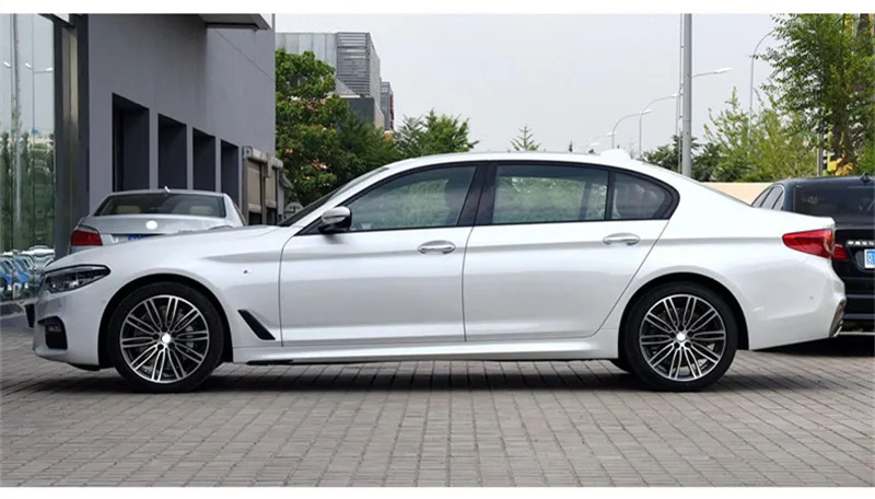 2PCS/set Car Out Side Vent Air Flow Outlet Sticker Decoration For BMW G30 G38 New 5 Series 2017 2018 Fender Wind Port Cover Trim