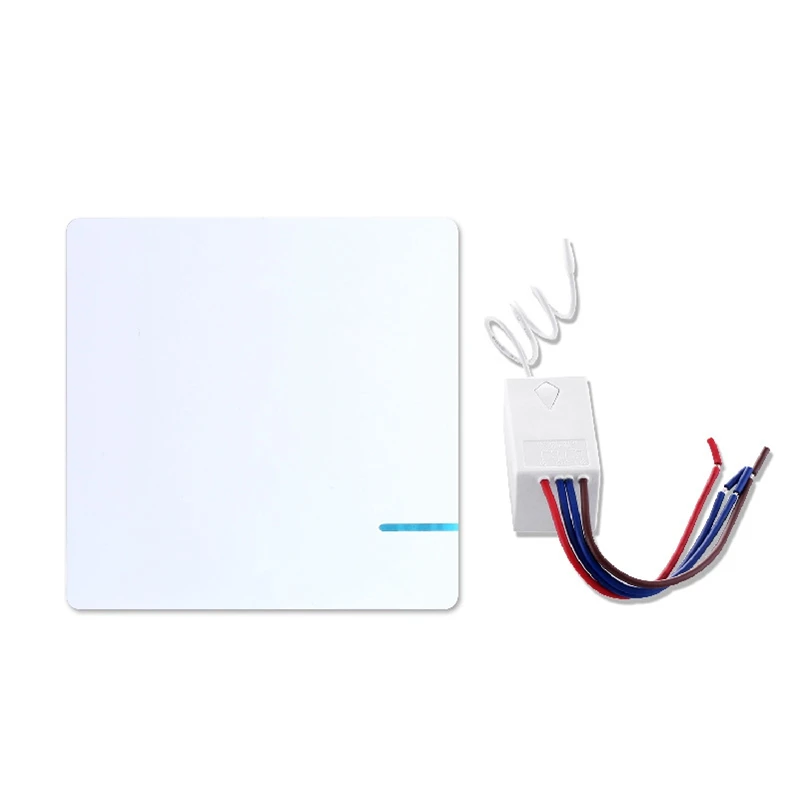 

AMS-Bedroom Set Wireless Switch And Receiver Kit Waterproof On/Off Switch Light Switches Remote Control Ceiling Lamps Led Bulbs