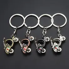 3D мотоцикл Автомобильный брелок металлический итальянский флаг брелок для ключей Alfa romeo 159 giulietta для Vespa kawasaki z750 renault