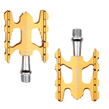 

Litepro Bike Pedals Aluminum Alloy Ultralight Bearing Pedal K3 for Brompton Folding Bike Mountain Bike Gold