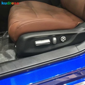 

For Honda Accord 2018 2019 2020 Carbon Fiber Style Interior Seat Adjustment Knob Button Switch Cover Trim Frame Car Accessories