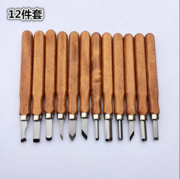 Woodworking carving knife, hand carving knife, rubber, seal carving, woodworking tools, wood carving set
