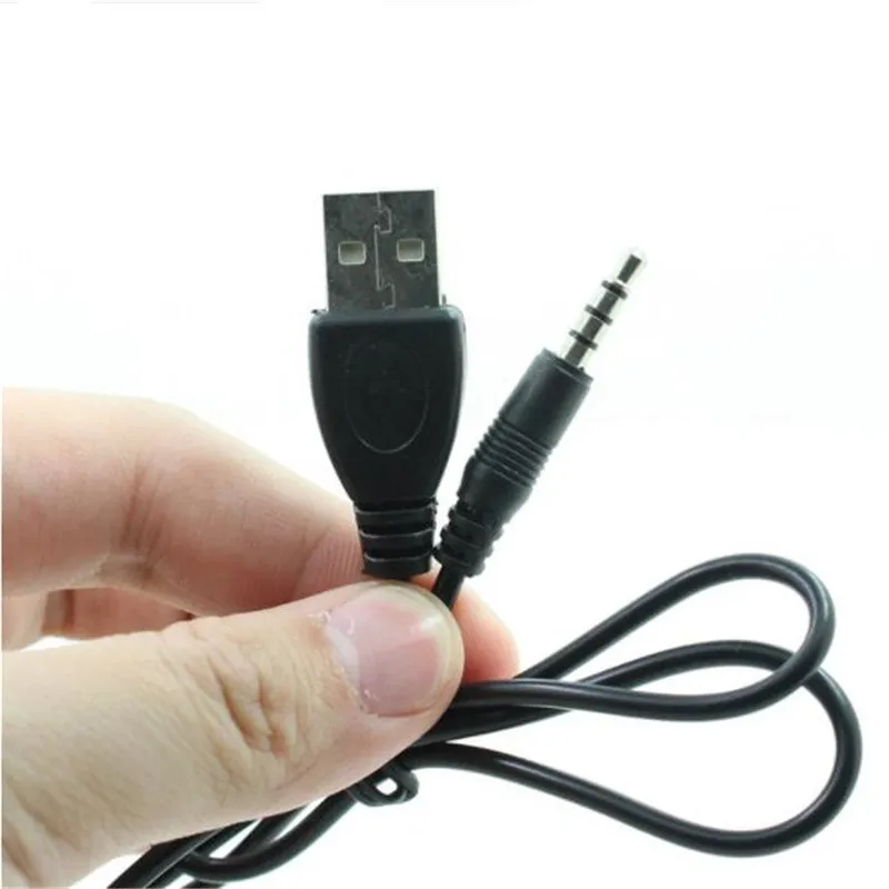 3,5 мм AUX аудио к USB 2,0 Мужской Кабель-переходник для зарядки шнур для автомобиля MP3