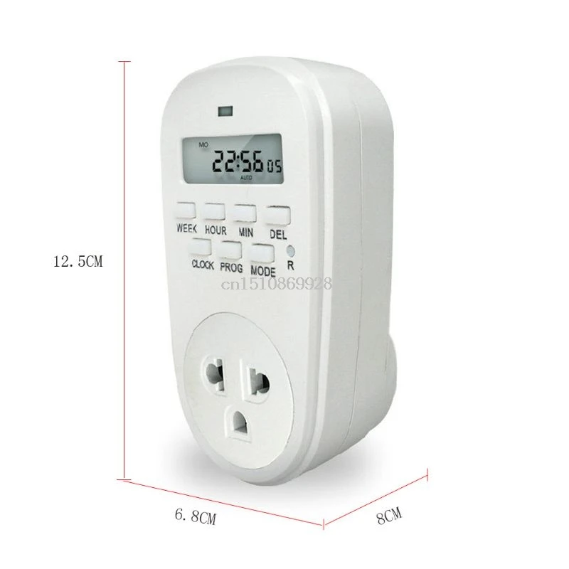 Цифровой Таймер Энергосберегающие часы умная розетка EU/US/UK Plug 448A