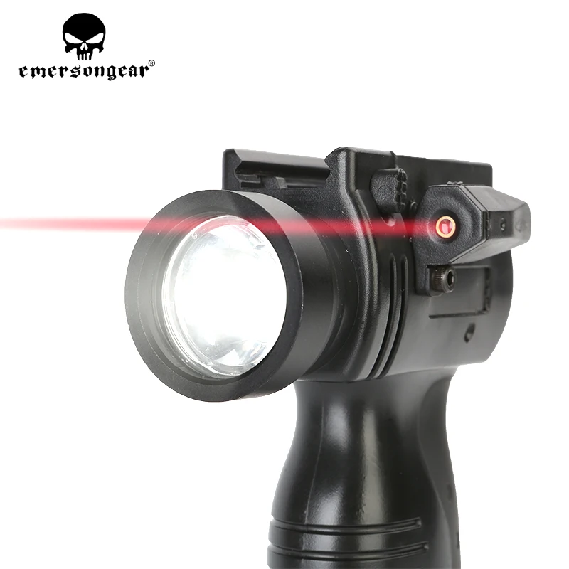 

emersongear Night Vision Laser Red Dot Sight Flashligh STL-300J Weapon Light Black Pistol Lanterna Airsoft Tactical Rifl Scope