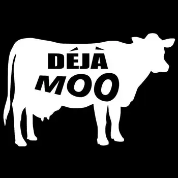 

16*10.6cm moo For Auto Car/Bumper/Window Vinyl Decal Sticker Cute And Interesting Fashion Sticker Decals