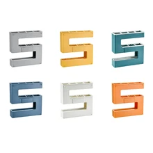 X7AB Wall Mounted Umbrella Stand Rack 5-Shape Umbrellas Storage Holder Shelf for Home