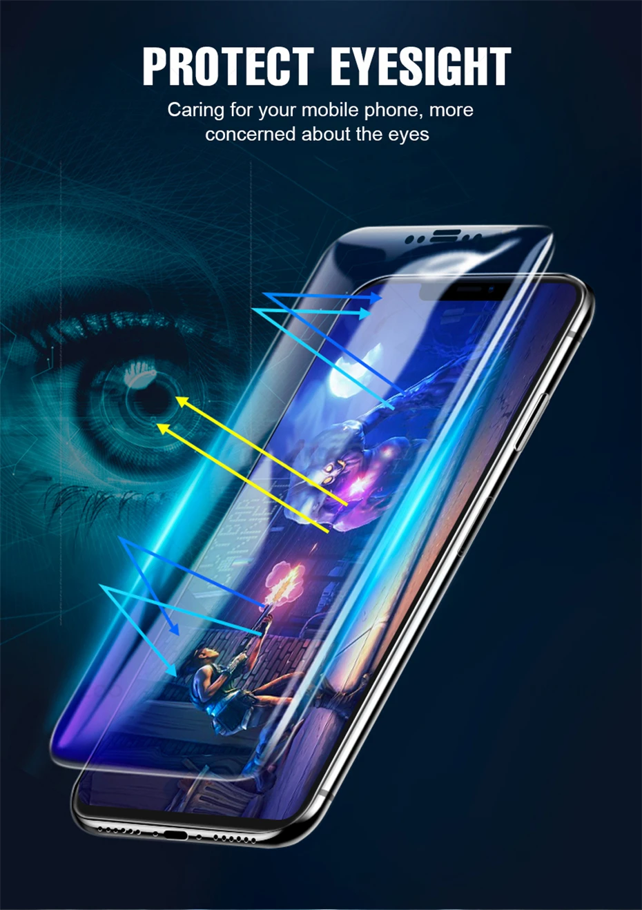 3 шт. Akcoo 50D Гидрогелевая пленка для iPhone 11 Pro защита экрана простая в установке для iPhone 6S 7 8 Plus XR XS Max пленка для экрана
