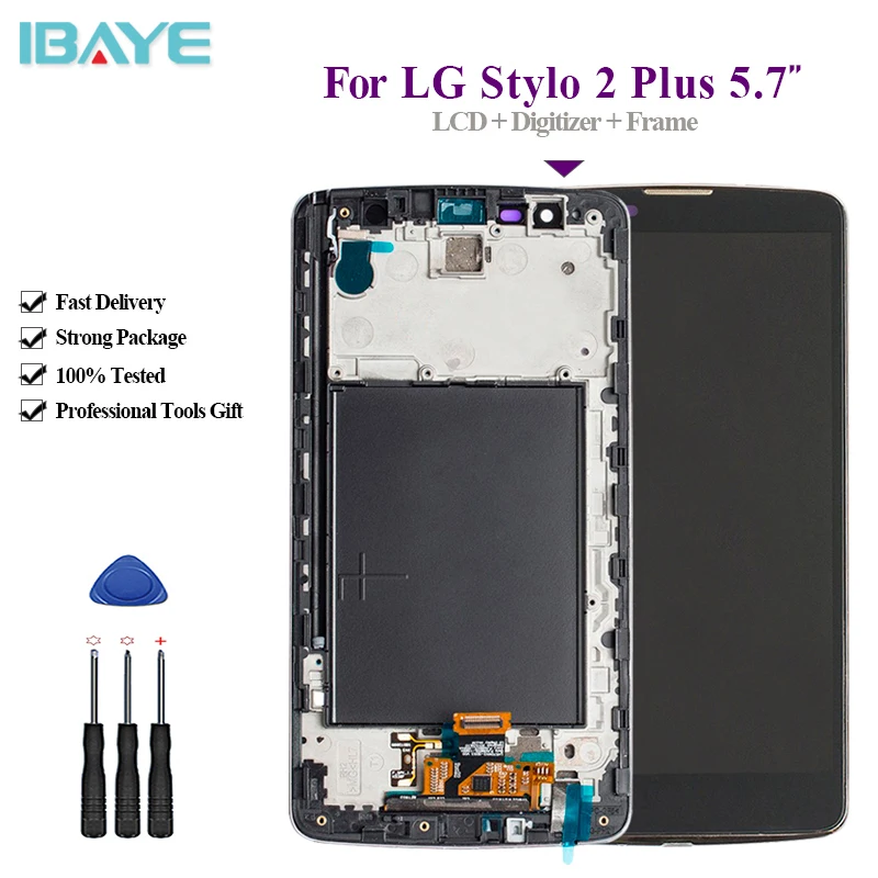 

For LG Stylo 2 Plus K550 MS550 LCD Display Touch Screen Digitizer Assembly For LG MS550 LCD Replacement For LG stylus 2 Plus Lcd