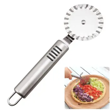 

Pizza Pastry Pasta Dough Stainless Steel Round Pizza Baking Tools Kitchen Dough Pasta Pastry G8P0