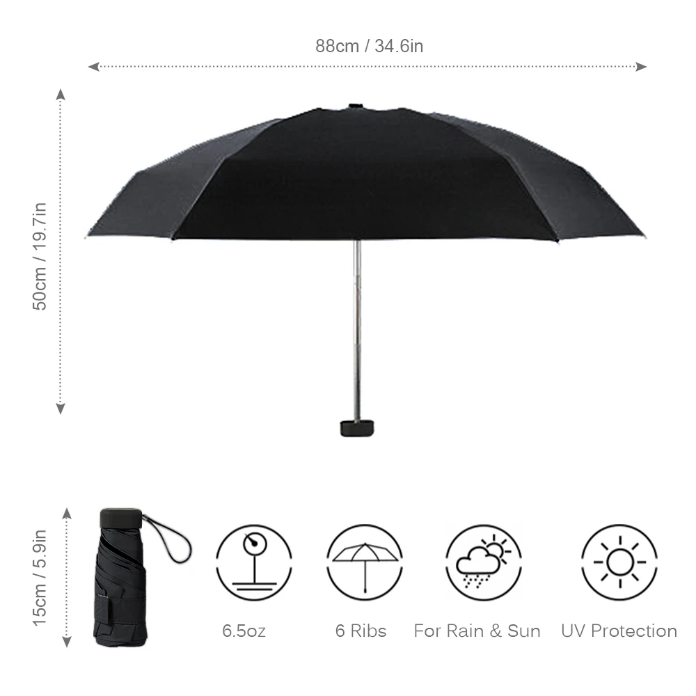 lightweight folding umbrella