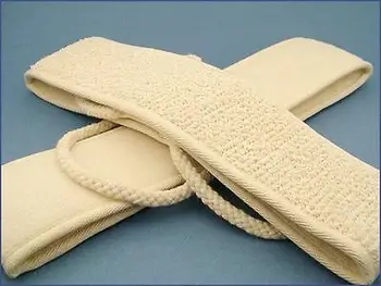 

Good Quality Soft Natural Sisal Fiber Back Strap Exfoliator Scrubber Spa Body Skin Brush