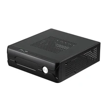 Чехол для компьютера Настольный горизонтальный корпус HTPC источник питания хост 2,0 USB Домашний офис игровой мини ITX с отверстием радиатора практичный