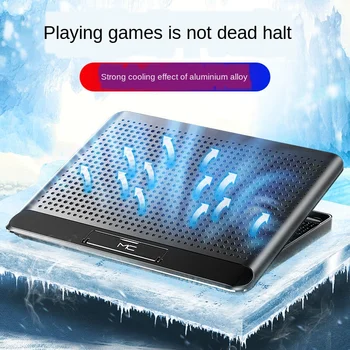 

Laptop Cooling Stand Air-Cooled Fan Computer Holder Portable Gaming Laptop Silent Cooling Tablet PC Support Base Aluminum Alloy