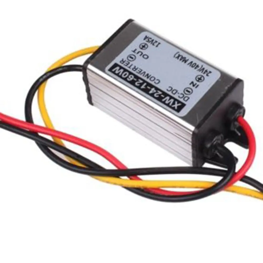 

Car Step Down Converter Waterproof DC to DC Converter Regulator 24V Step Down To 12V Power Supply Module