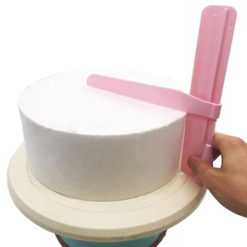  Small Adjustable Fondant Spatulas Cake Edge Smoother Scraper Cream Decorating DIY Bakeware Tablewar