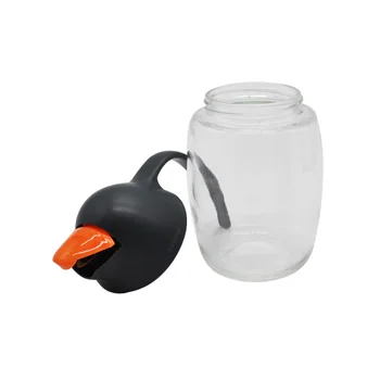 

Hot 620ML Automatic Oil Pot Glass PP Stainless steel Kitchen Tool Exquisitely Leak Proof Unbreakable Dispenser Vinegar Pourer Bo