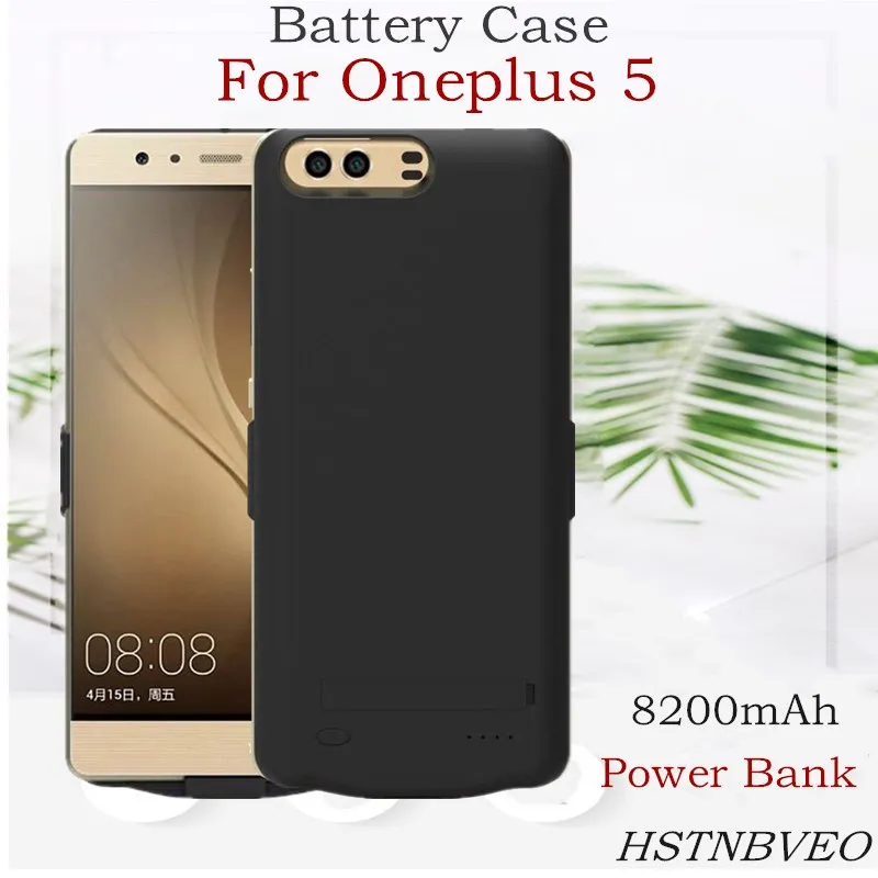

8200mAh External PowerBank Charging Cover Power Case for Oneplus 5 Portable Battery Charger Case For Oneplus 5 Battery Case