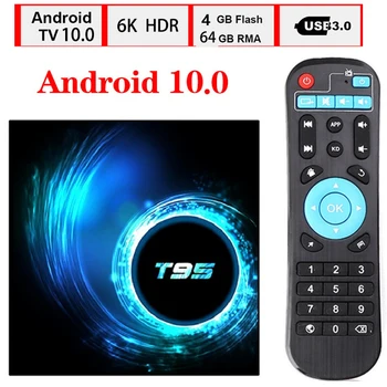 

2020 Newest Smart TV Box T95 Android 10.0 HD 6K Media player 2.4G Wifi 16GB 32GB 64GB Set Top Box Support VP10 3G 1080P TV Box