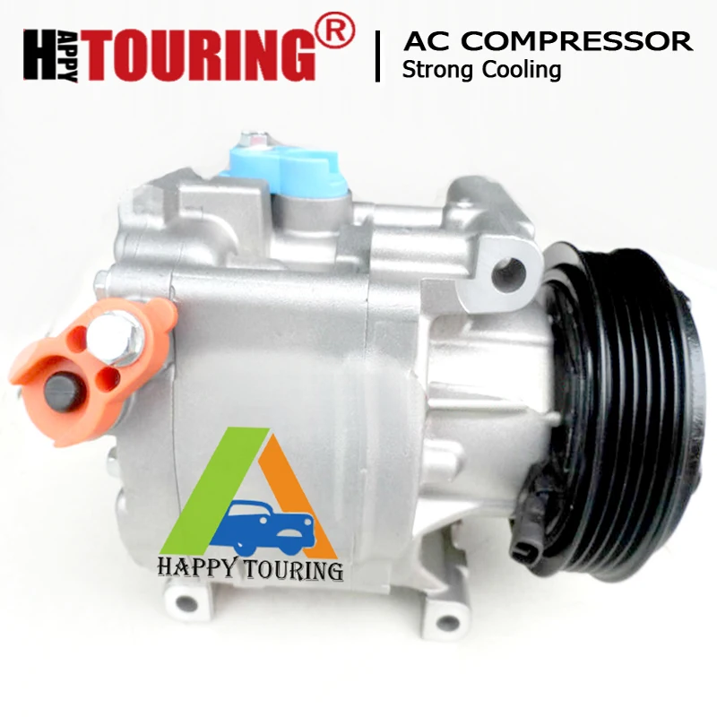 

SCSB06 AC Compressor for ABARTH ALFA ROMEO FIAT LUCAS PUNTO STILO PANDA IDEA 500 71785268 5174731 46782669 71721733 71721833