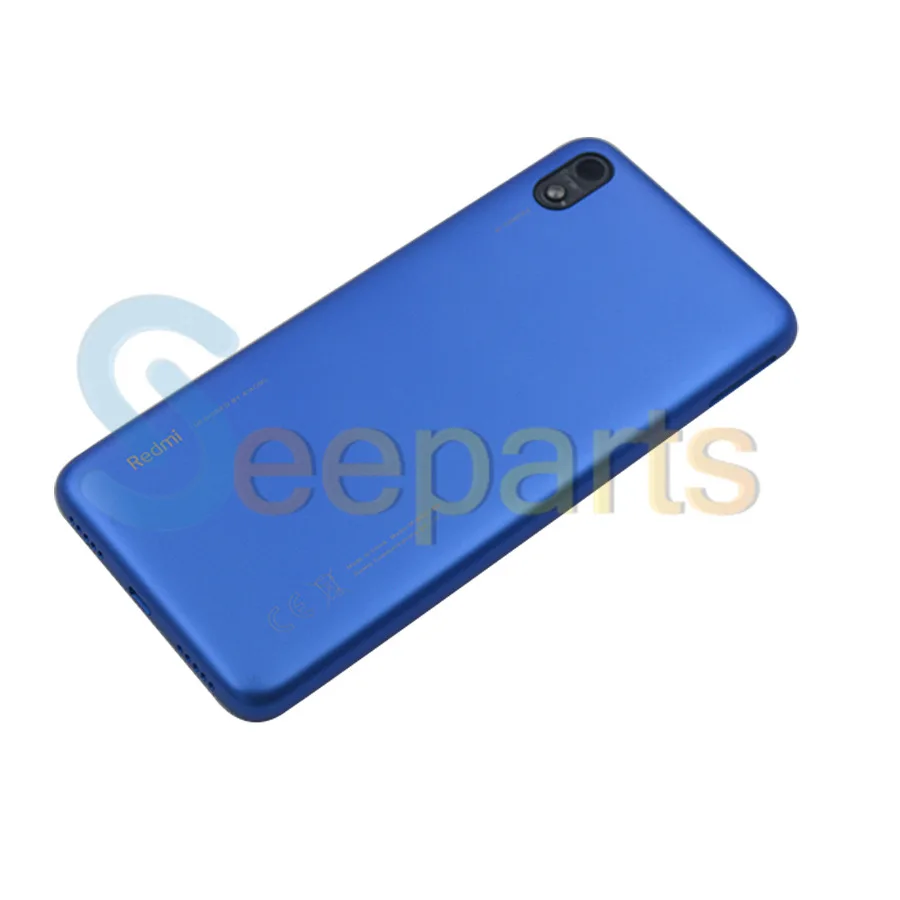 Корпус Xiaomi Redmi 7A батарея задняя крышка Запасные части чехол с объективом с кнопками Redmi 7A Запчасти для ремонта жилья