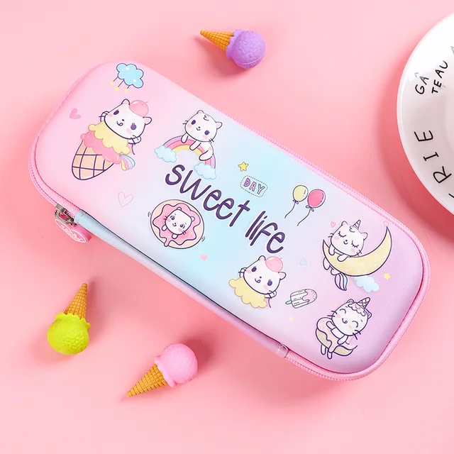 Kawaii Unicorn Pencil Cases Case Astuccio School Supplies Cute Stationery Licorne Etui Piorniki Material Escolar Trousse Scolair Pencil Case