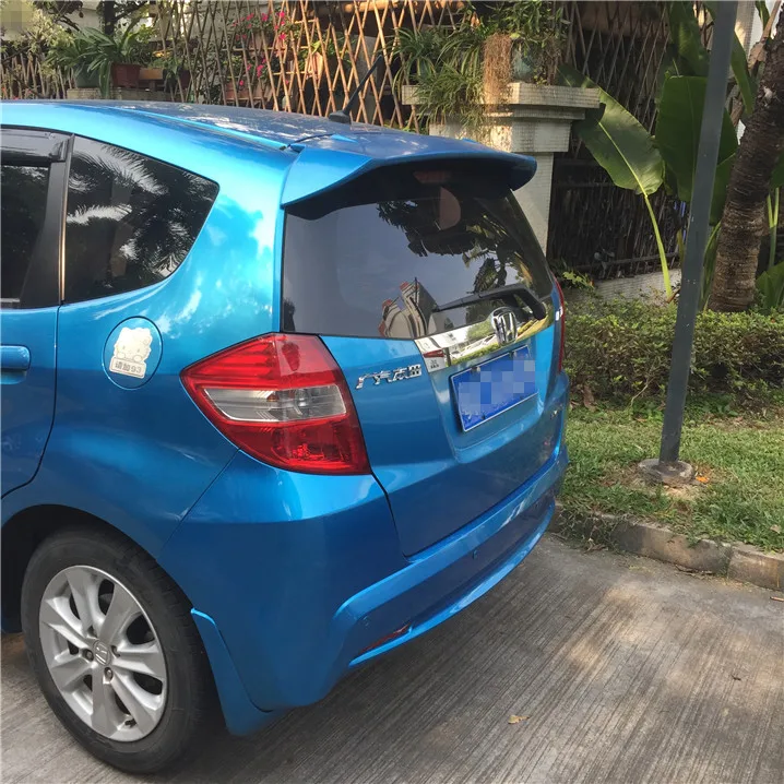 Спойлер для Honda Jazz Fit высококачественный АБС пластик праймер на заднее крыло