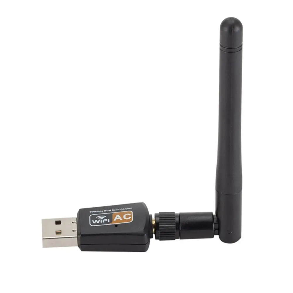 

Двухдиапазонный 600 м 2,4/5,8 ГГц Wi-Fi приемник USB Сетевая карта адаптер с антенной 2,4G и 5G