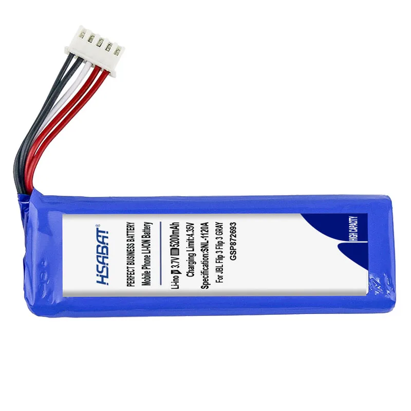 Аккумулятор HSABAT Flip 3 5200mAh для JBL Flip 3 Flip 3 GSP872693