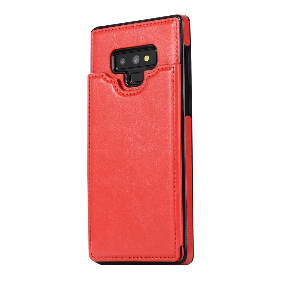 Кожаный чехол для Samsung S8 S9 S10 Plus S7 Edge Note8 9 10Pro, держатель для карт huawei P30 mate 20 Lite Pro, чехол-кошелек с подставкой