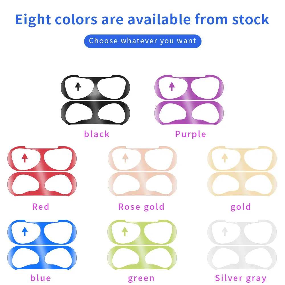 Dust-proof Scratchproof Cover For airpods 3 2021 skin sticker Dust Guard Protection Film For Apple AirPods 3 Pro 2 1 Stickers - Image 2