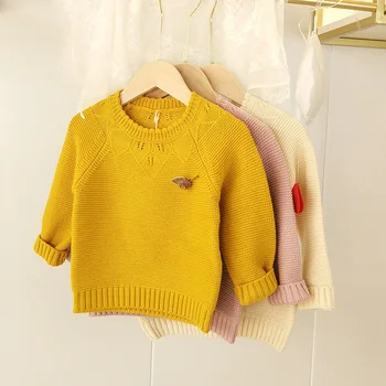 

Kids' Sweater Childrenswear 2020 New Style Small CHILDREN'S Autumn Clothing Men and Women Children Cotton Knitwear Pullover Autu