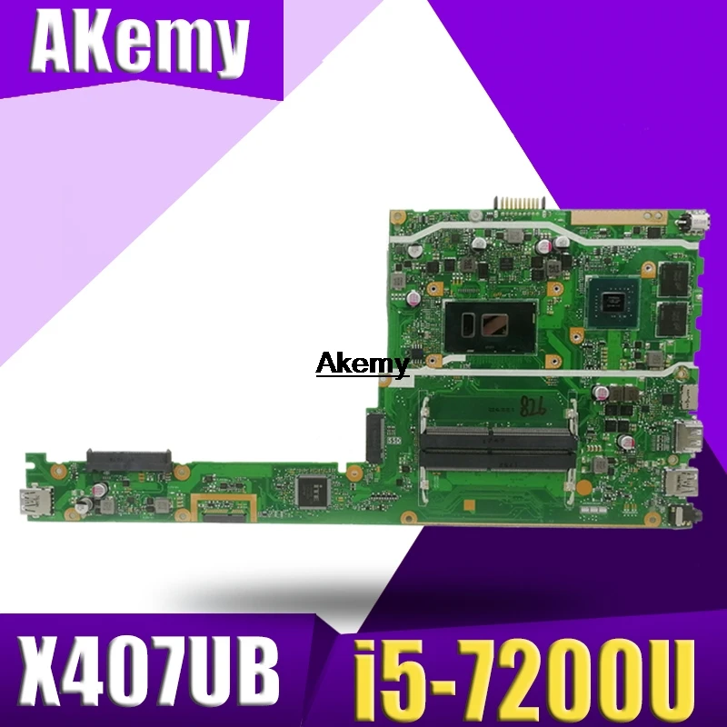 Материнская плата X407UB для ASUS X407U X407UBR X407UF ноутбука материнская