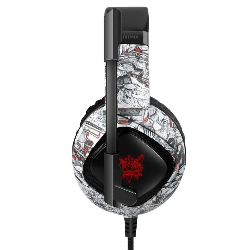 3 5mm Gaming Headset MIC LED Headphones for PC Laptops Slim Pro Wired Noise Canceling Headphone