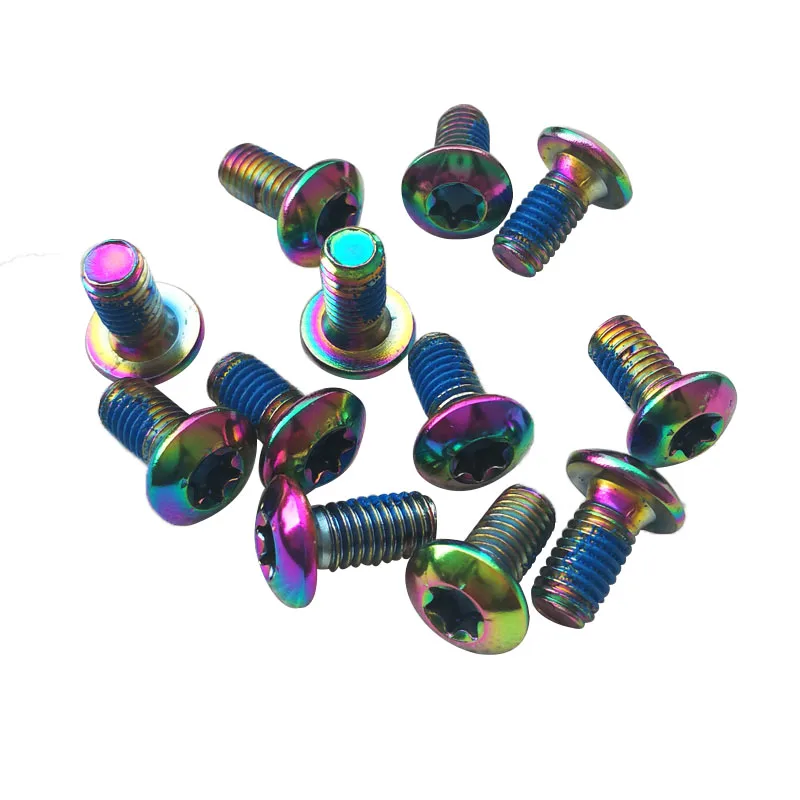 

Mi.Xim T25 Bike Brake Rotor Screw M5X8Mm Disk Brake Rotor Bolts Mtb Bicycle Parts For Bike Disk Brake Rotor