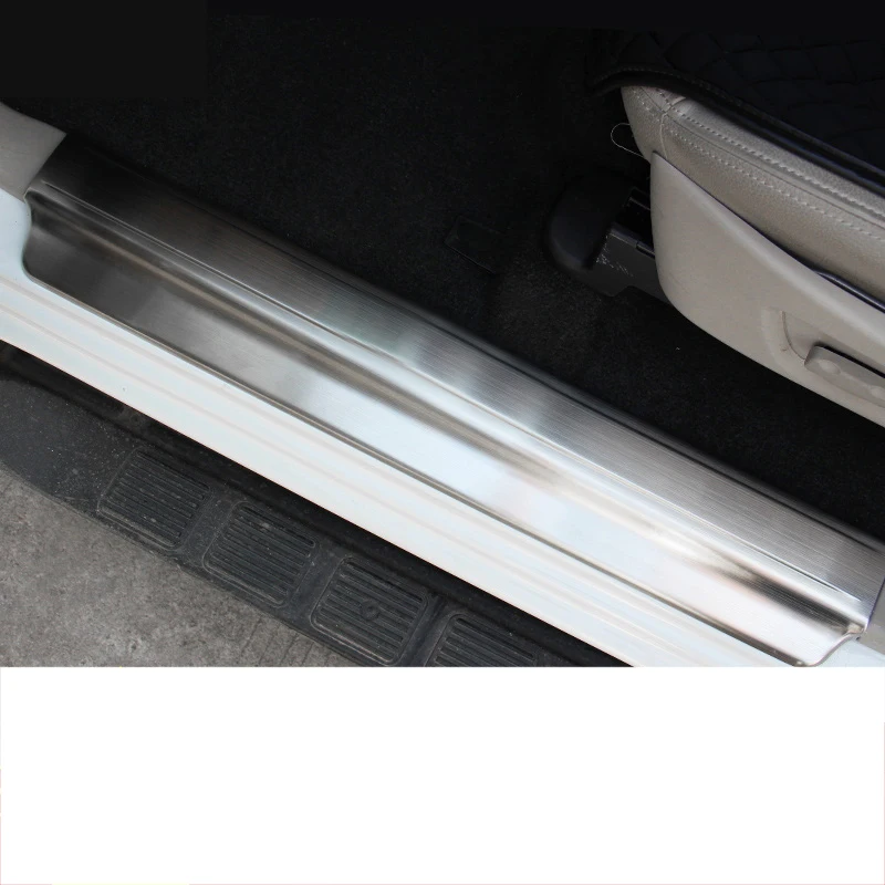 Lsrtw2017 Car Door Sill Threshold Trims for Mitsubishi Pajero Sport Montero Interior Accessories 2008- 2013 2012