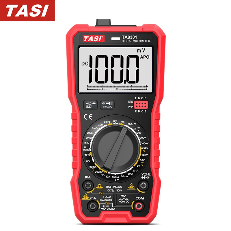 

Карманный цифровой мультиметр TASI, голосовой мультиметр, цена bd TA8301