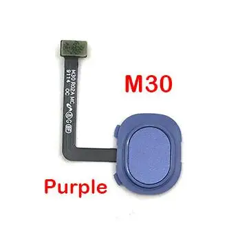 Главная Кнопка отпечатков пальцев Сенсорный ID сенсор гибкий кабель лента для samsung M20 M205F M30 M305F запасные части - Цвет: M30 Purple