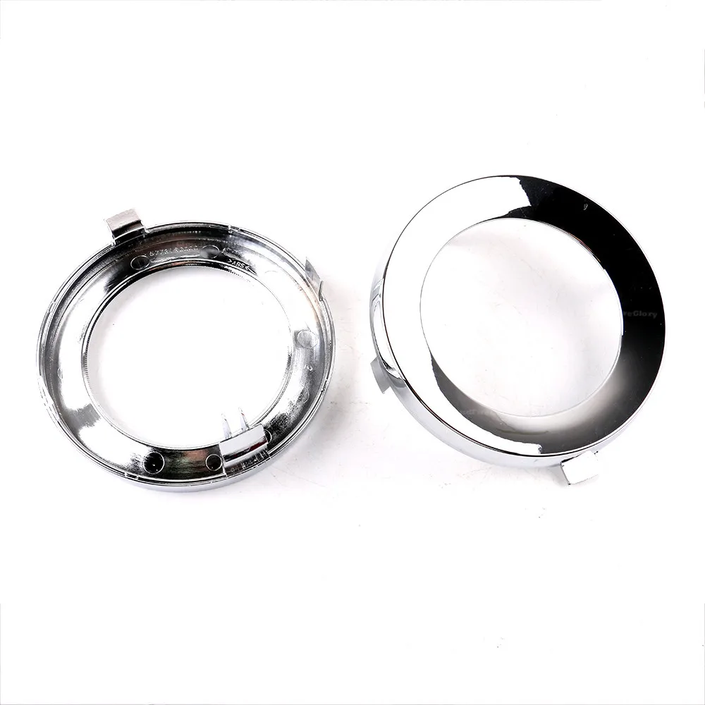 Left Right Front Fog Light Lamp Cover Trim Ring 2Pcs For Subaru Forester 2009 2010 2011 2012 2013