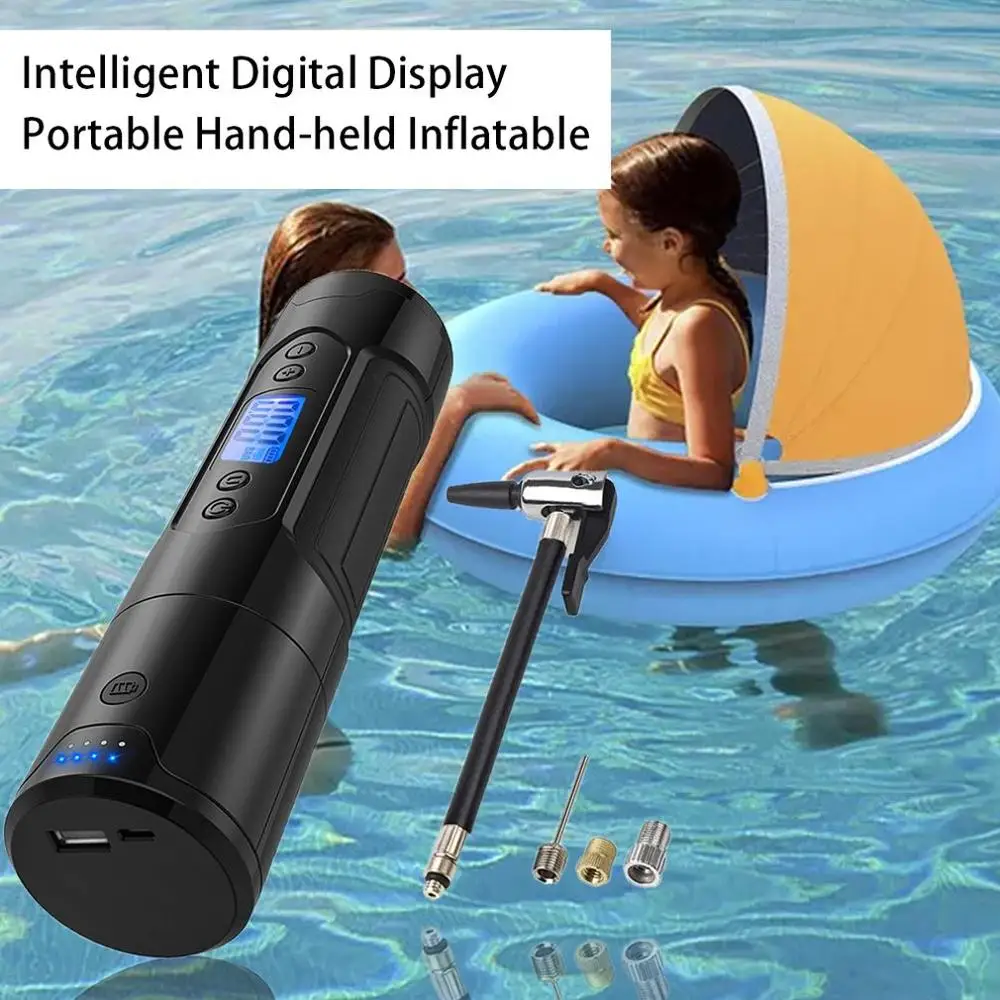 

Air Pump Intelligent Digital Display Portable Handheld Wireless Car Tire Electric Air Pump Bicycle Pump
