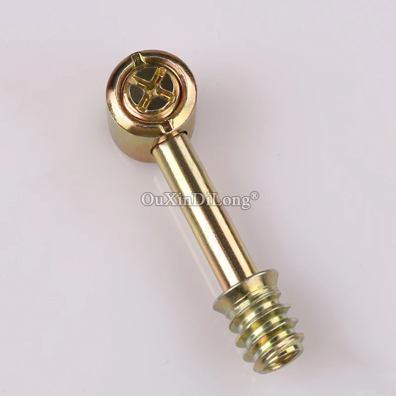 

Brand New 50Sets 4 in 1 M6 Cam Furniture Connect Screws Nuts & Bolts Sets Wardrobe Bed Board Furniture Assembly Fittings