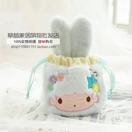 Медведь Даффи Stellalou Sanrio, Hello Kitty с рисунками из мультфильма «My Melody Cinnamoroll персонажи Little Twin Stars косметичка рисовать Органайзер с карманами, который крепится на сумки-косметички - Цвет: 2