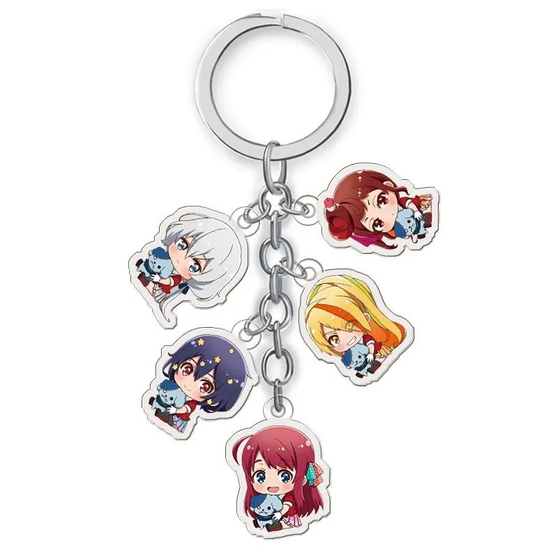 Zombieland Saga Minamoto Sakura Ai Mizuno брелок для ключей с изображением зомби и земли саги