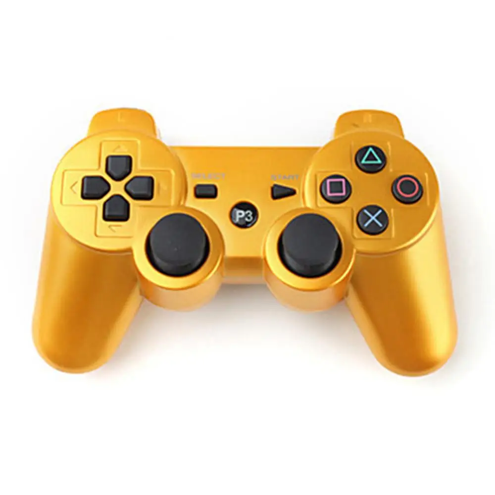 Gold Геймпад беспроводной Bluetooth джойстик для PS3 контроллер Беспроводная консоль для sony Playstation 3 игровой коврик переключатель игры аксессуары - Цвет: Gold