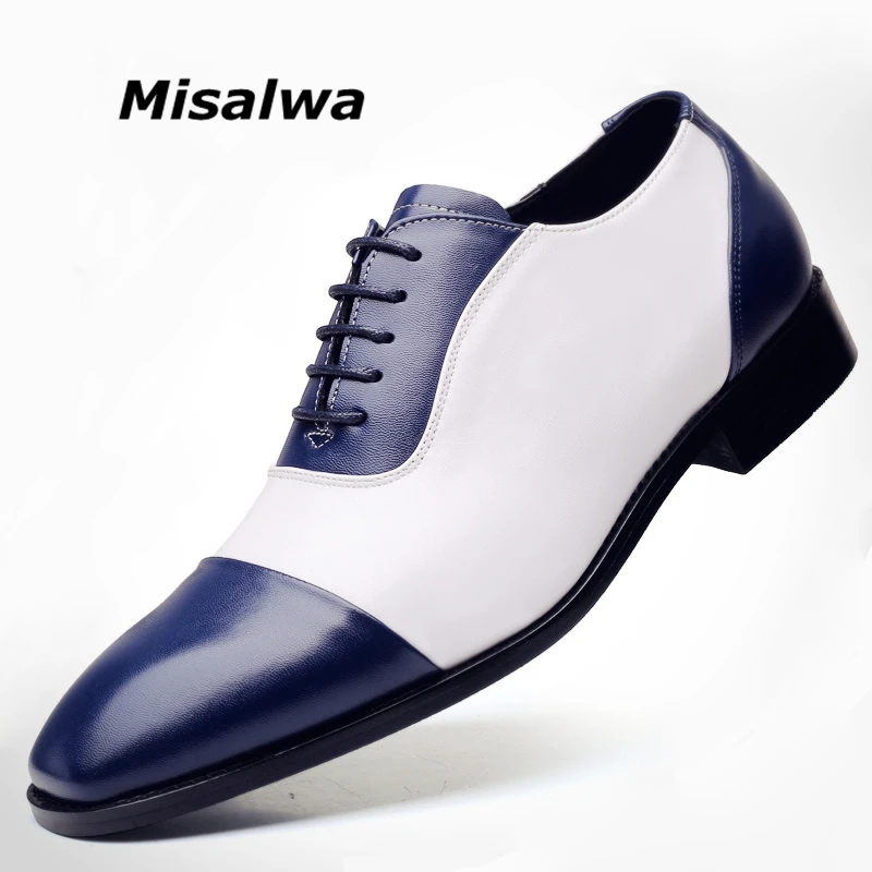 Men Leather Business Dress Shoes Oxfords Cap Toe Lace Up Soft Brogue Casual Size