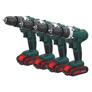 

48V 13000mah Cordless Hand Drill Home Electric Screwdriver Mini Wireless Power Driver DC Lithium-Ion Battery Rechargeable