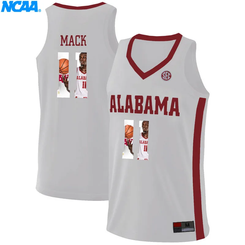 New Arrival High Quality Johnson Jr.#5 Mack#11 College Limited T-shirt Jerseys S-XXXL