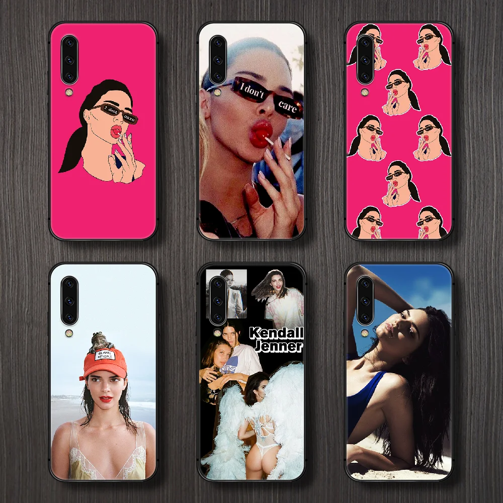 Kendall Jenner Phone Case Cover For Samsung Galaxy A10 A20 A30 E A40 A50 A51 A70 A71 J 5 6 7 8 S black back silicone cover | Мобильные